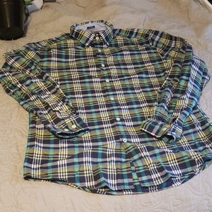 Plaid Hilfiger button up